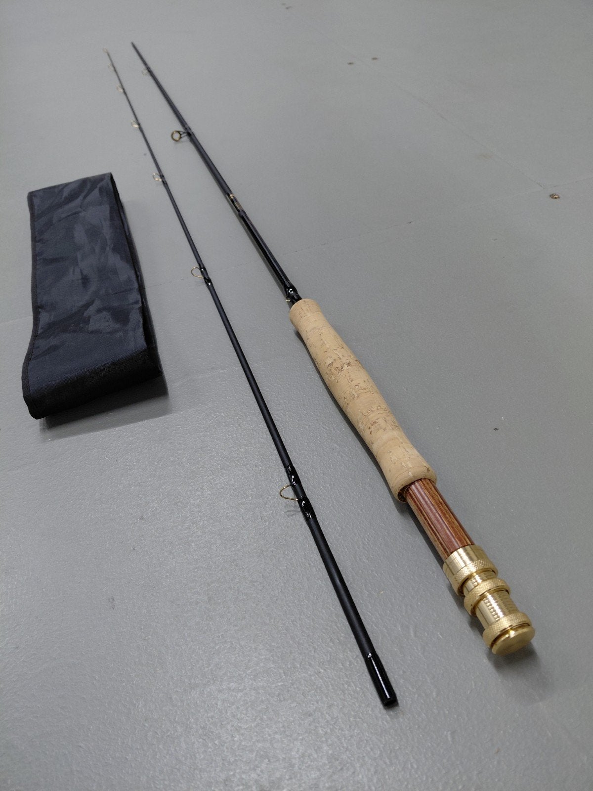 ALS NIEUWE Pflueger Supreme vlieghengel 2.55m 2del. aftma 5/, Ophalen of Verzenden, Zo goed als nieuw, Werphengel