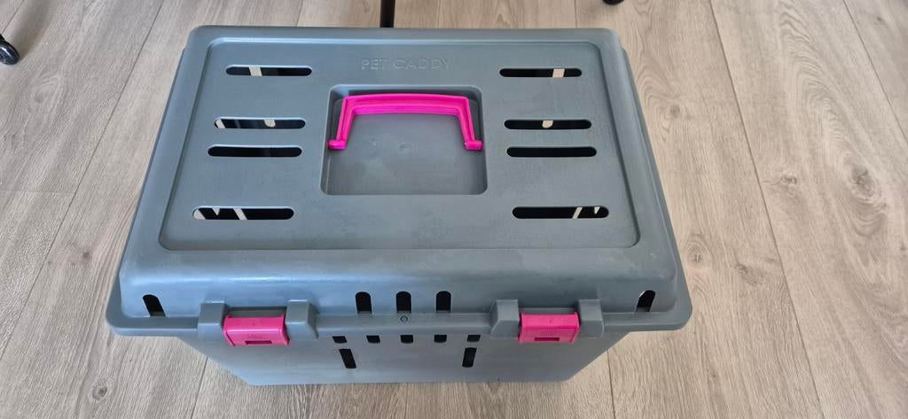 Pet caddy vervoersbox, grijs. Voor vervoer van 1 kat., Dieren en Toebehoren, Ophalen