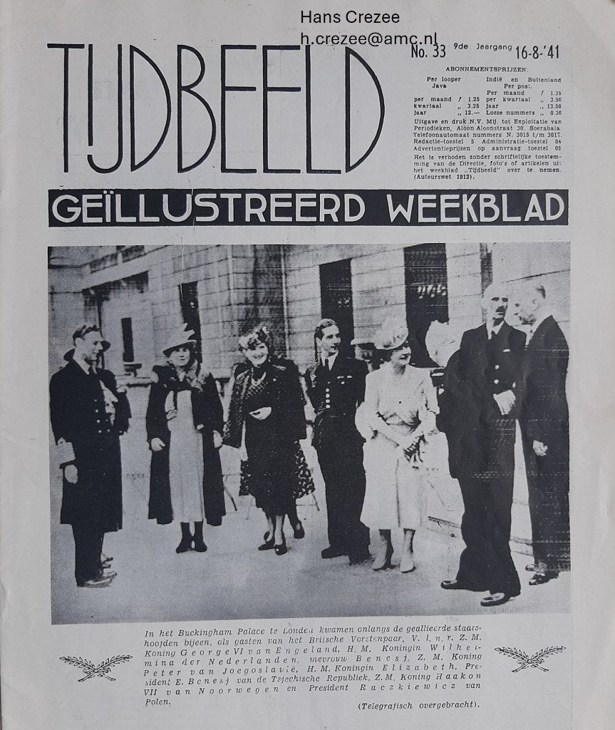 zoek geïllustreerd weekblad Tijdbeeld Nederlands Indië 1941, Boeken, Tijdschriften en Kranten, Ophalen of Verzenden, Gelezen, Overige typen
