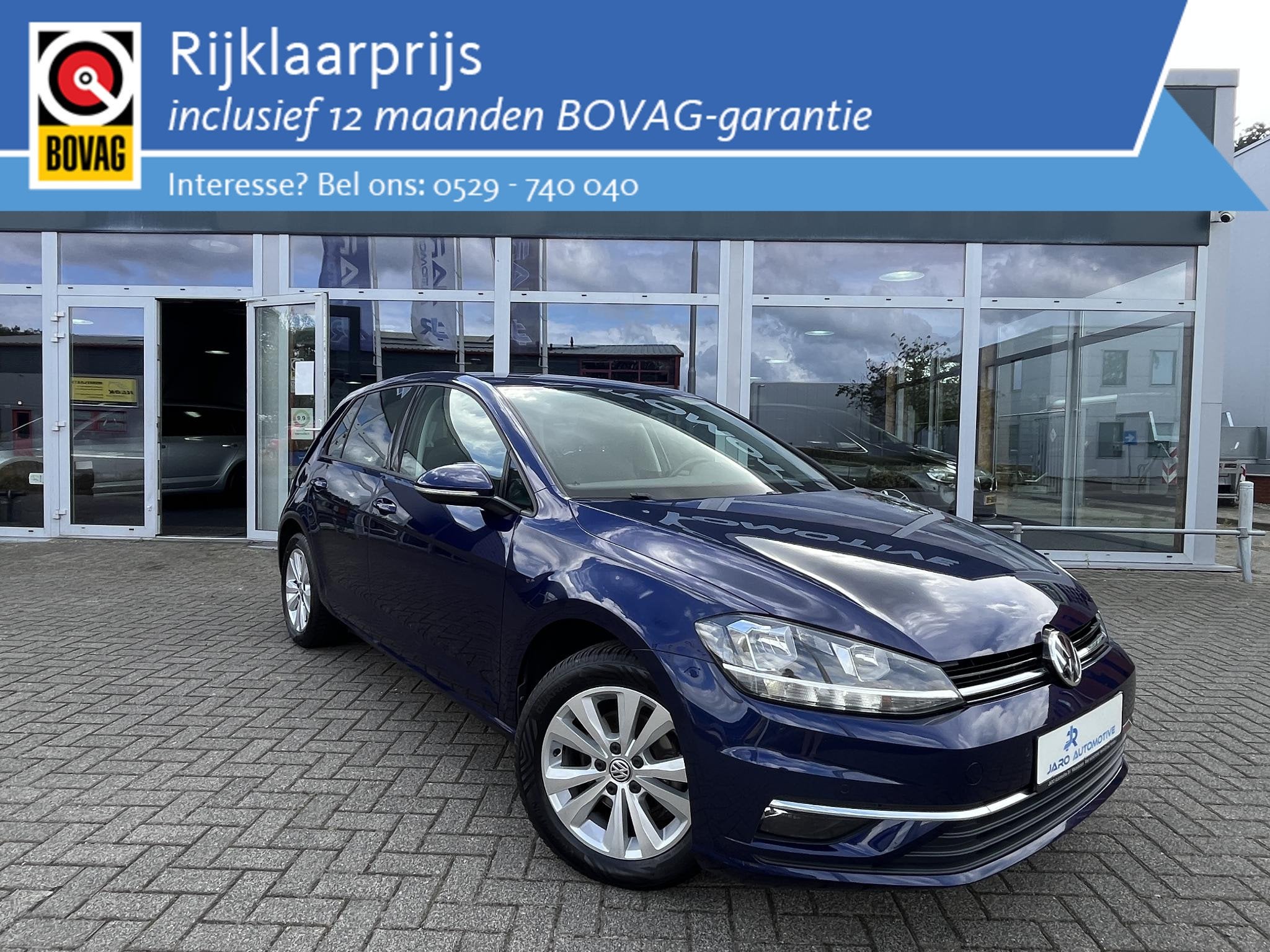 Volkswagen Golf 1.0 TSI Comfortline | AUTOMAAT | ACC | PDC V, 12 maanden, Stof, Gebruikt, Blauw