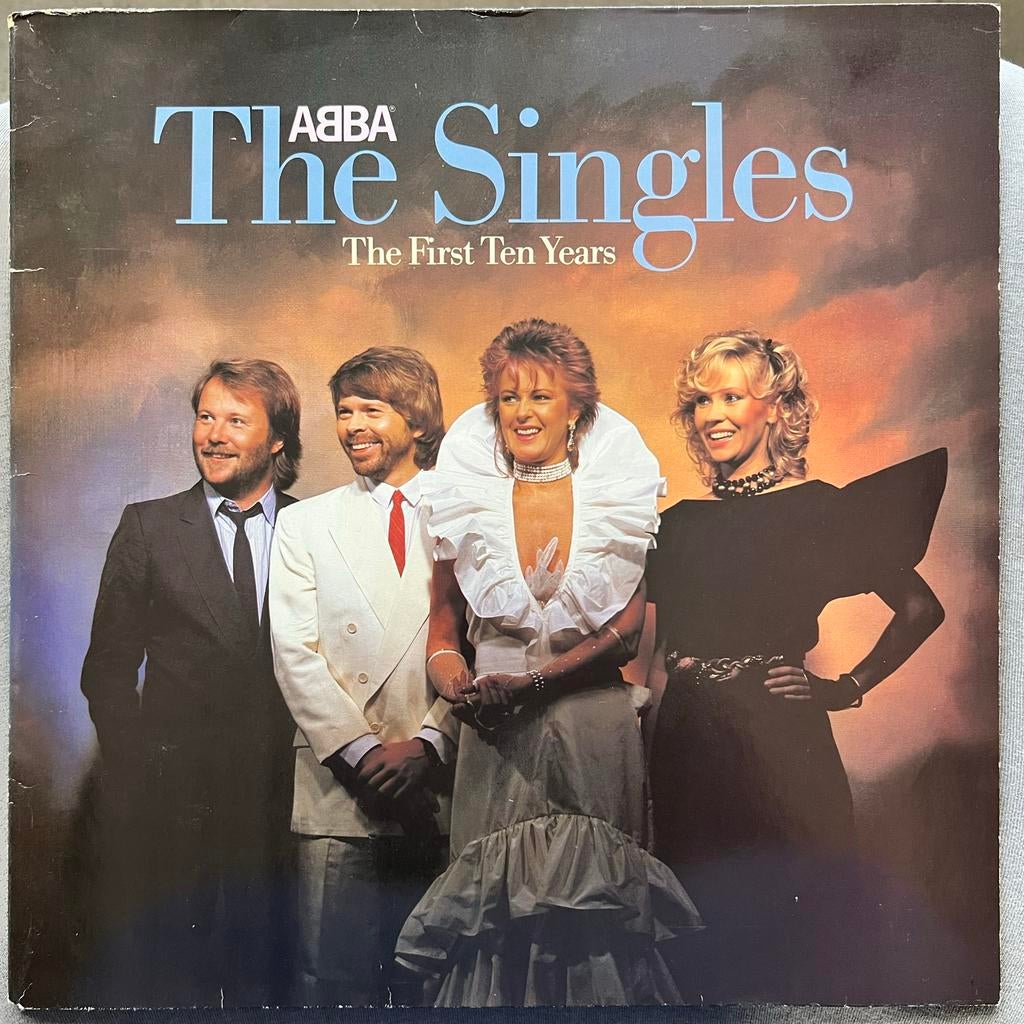 ABBA - The Singles (The First Ten Years) LP, Gebruikt, 1980 - 1989, Ophalen of Verzenden, 12 inch