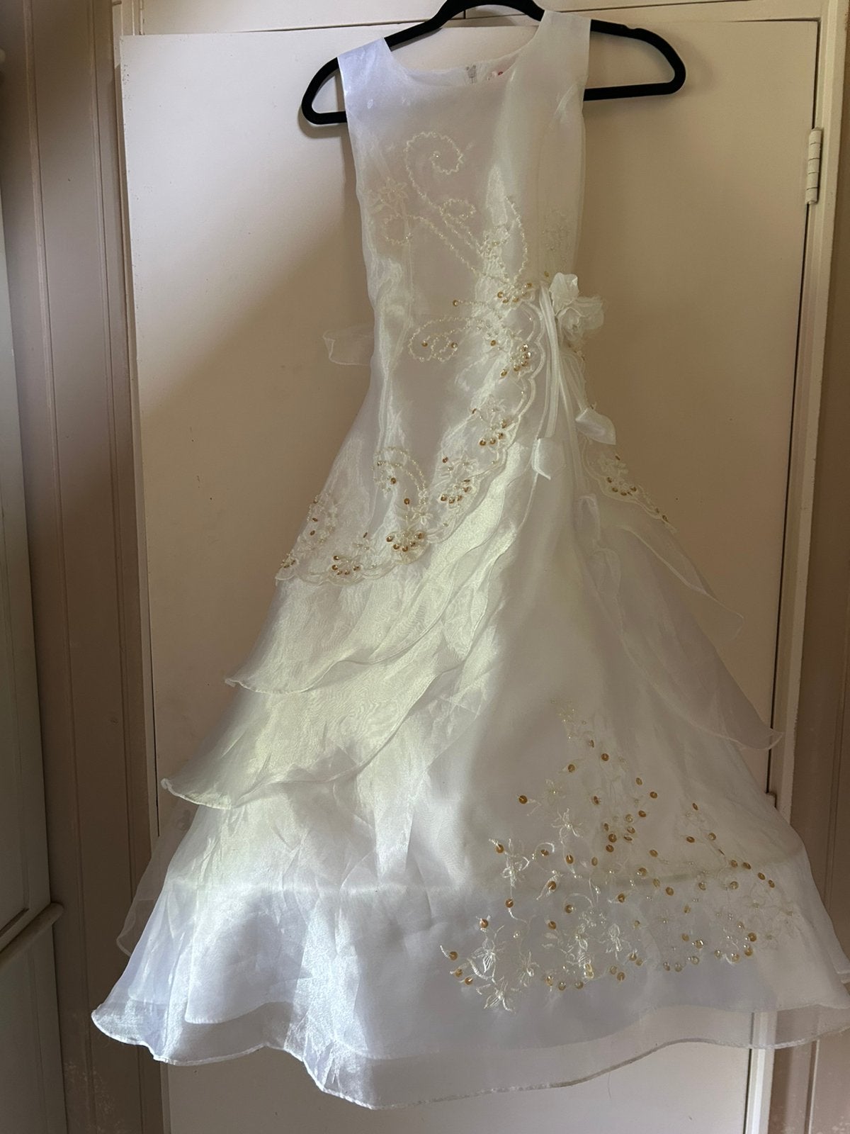 Elegante Bruidsmeisjes/Feest/Communie Jurk met Bolero, Kinderen en Baby's, Kinderkleding | Maat 152, Ophalen of Verzenden, Gebruikt