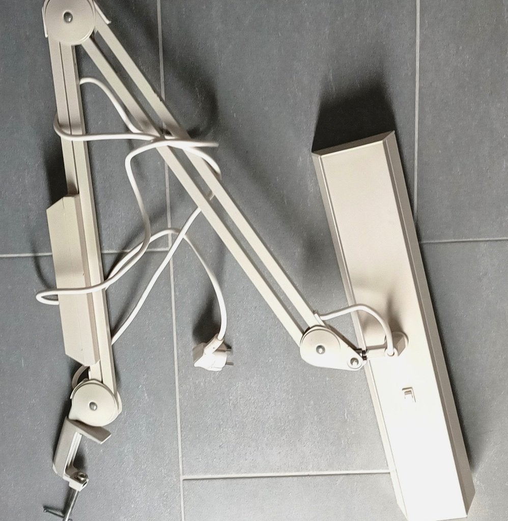 Luxo tafellamp -professionele tekentafellamp - industrieel, Huis en Inrichting, Ophalen, Glas, Gebruikt, Professioneel /industrieel / robuust /functioneel
