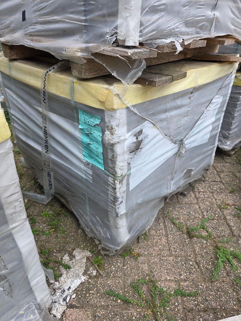 geoceramica 80x80x4cm vetro concerto piombo (€35pm²)(9.6m²), Keramiek, Nieuw, Terrastegels, 5 tot 10 m²
