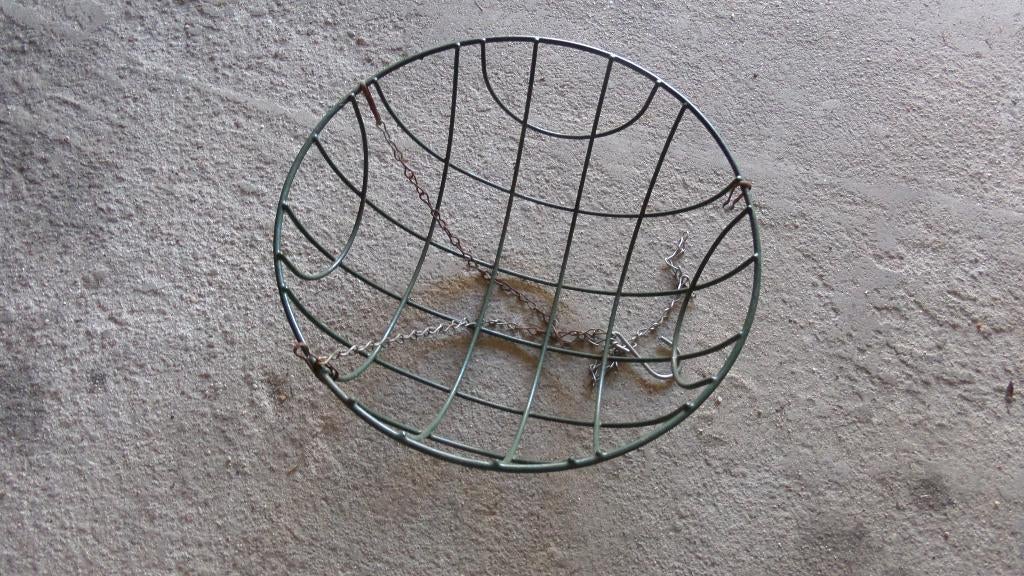 Hanging basket, Rond, Zo goed als nieuw, Minder dan 40 cm, Metaal