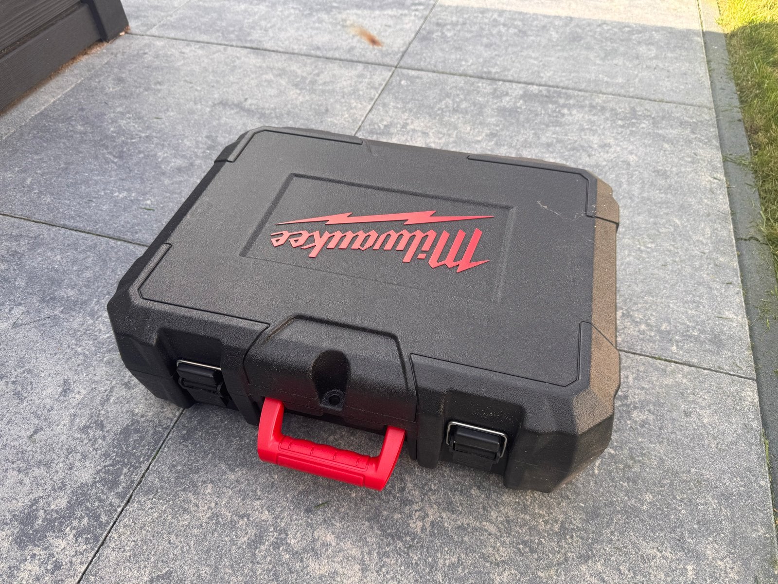 Lege koffer voor Milwaukee M12 kruislijnlaser, Ophalen, Gebruikt