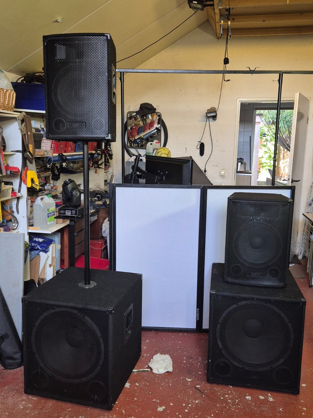 Complete DJ Set: Pioneer, Speakers, Licht, Ophalen, Gebruikt, Licht