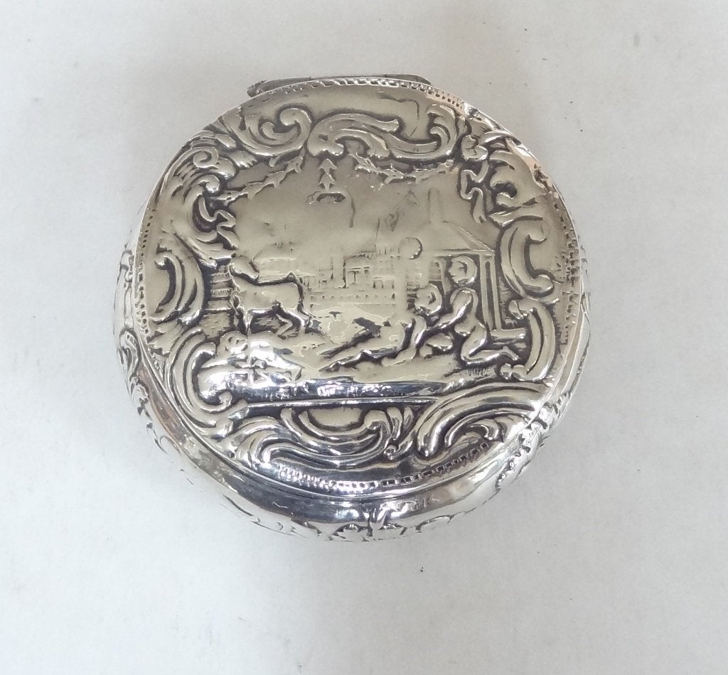 Pillendoosje, Hollands. antiek, zilver.120,00 euro., Verzenden, Zilver