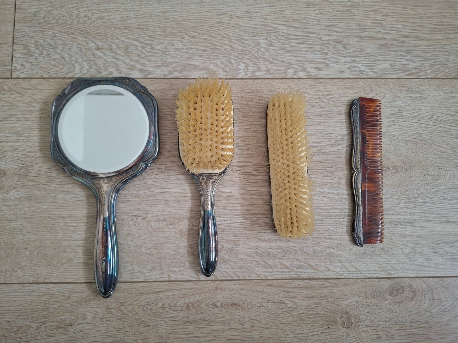 Complete kapset kaptafelset vintage antiek brocant, Ophalen of Verzenden