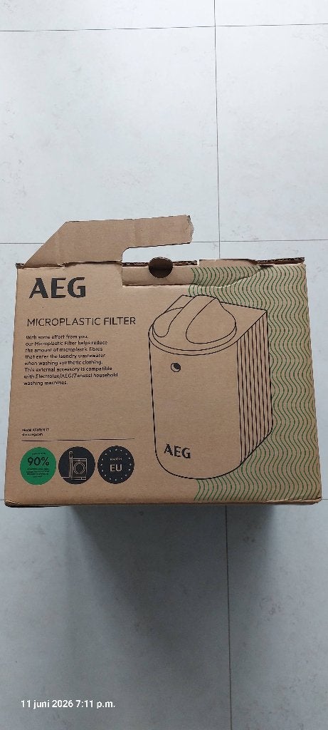 AEG microplasticfilter, Minder dan 4 kg, Ophalen of Verzenden, Nieuw, Minder dan 85 cm