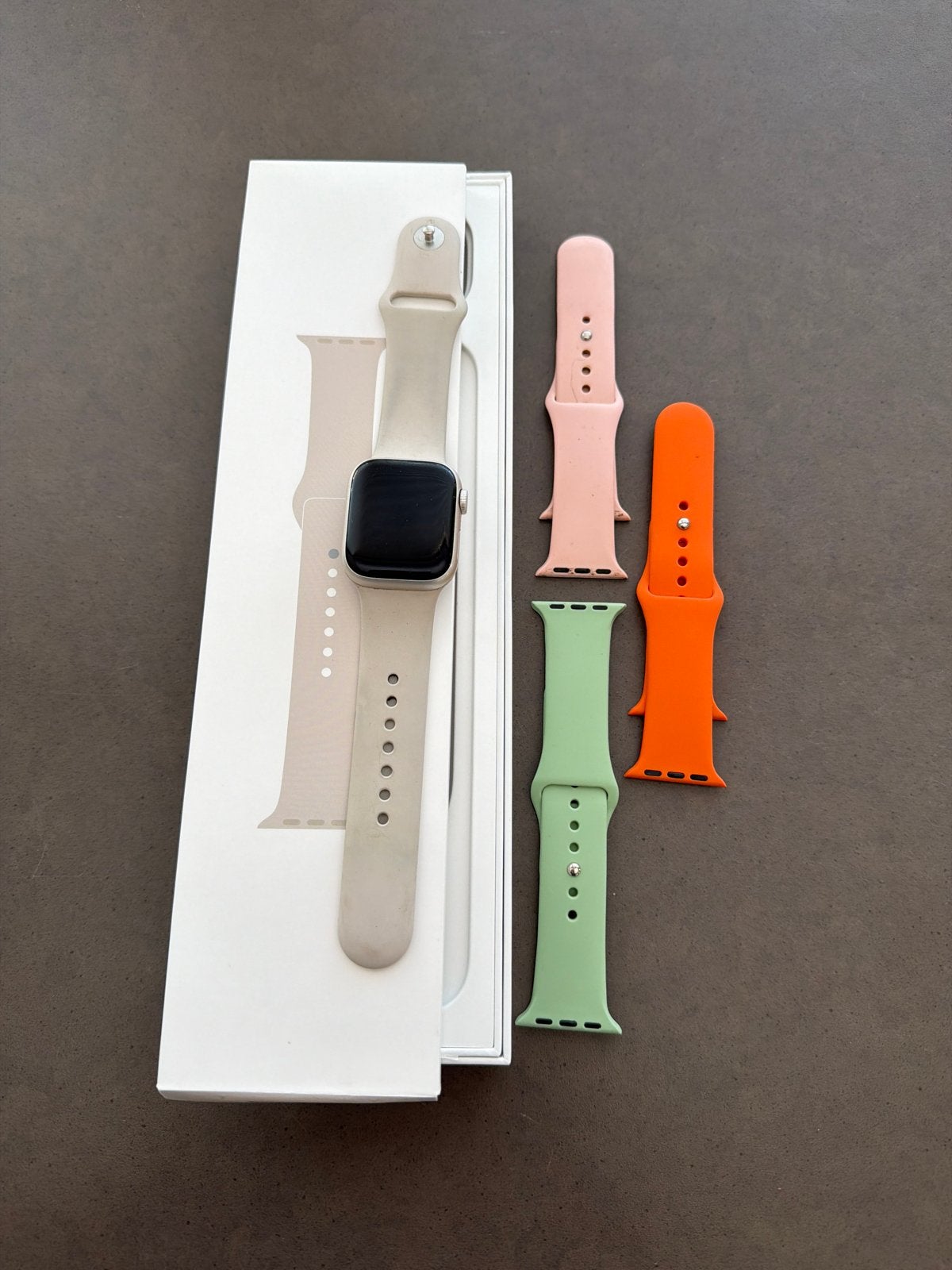 Apple Watch Series 7 41mm met extra bandjes, Afstand, IOS, Ophalen of Verzenden, Zo goed als nieuw
