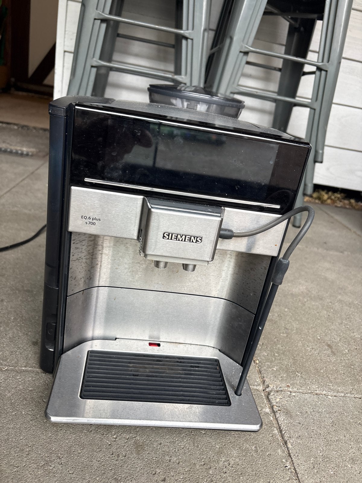Siemens EQ.6 Plus S700 Koffiemachine - Werkt met storing, Ophalen, Gebruikt, Koffiemachine, Koffiebonen