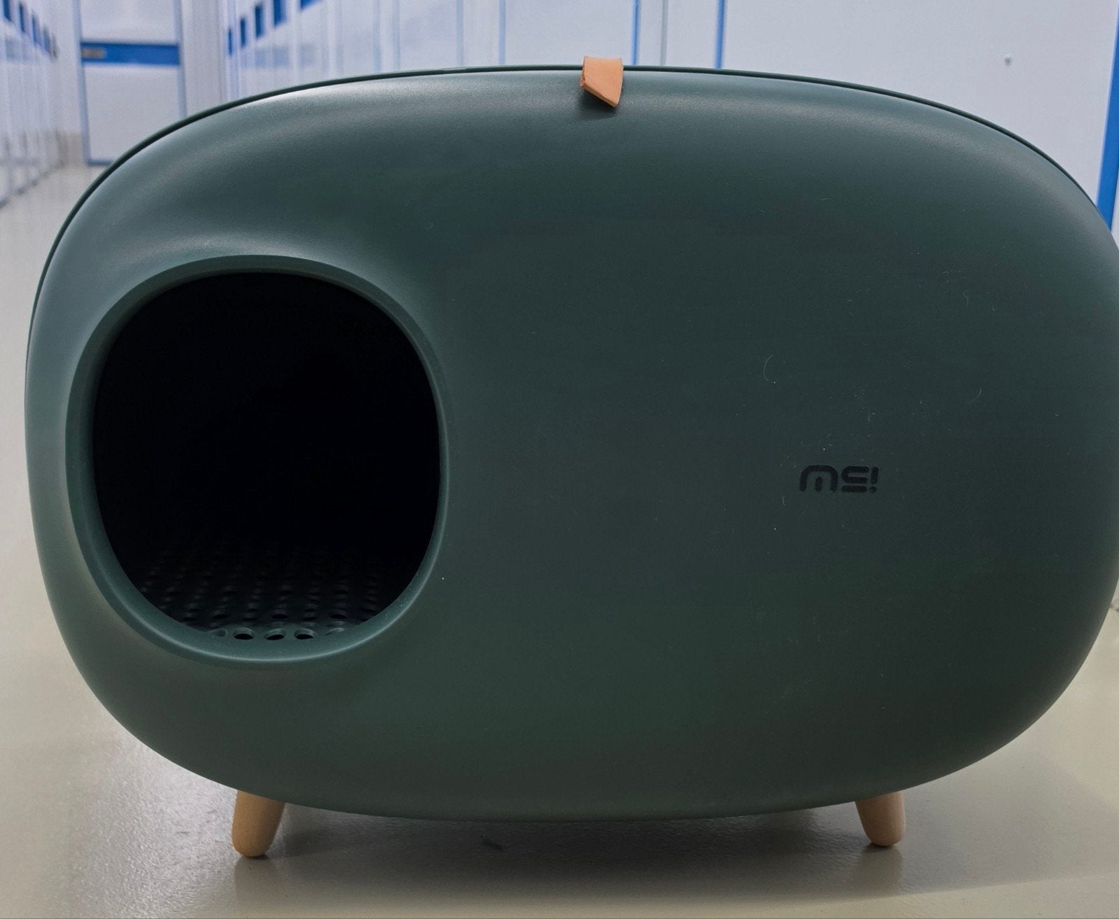 Design Kattenbak mosgroen, Ophalen, Zo goed als nieuw