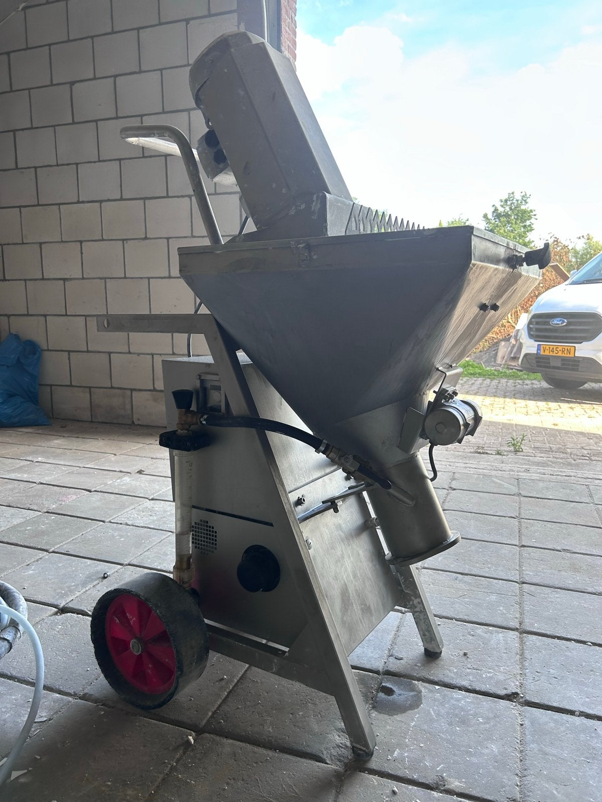 GBT Booster pleisterspuitmachine met toebehoren, Doe-het-zelf en Verbouw, Gereedschap | Overige machines, Ophalen of Verzenden