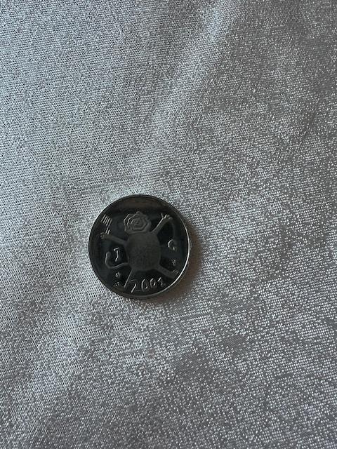Gulden 2001, Ophalen of Verzenden, Koningin Beatrix, 1 gulden, Losse munt