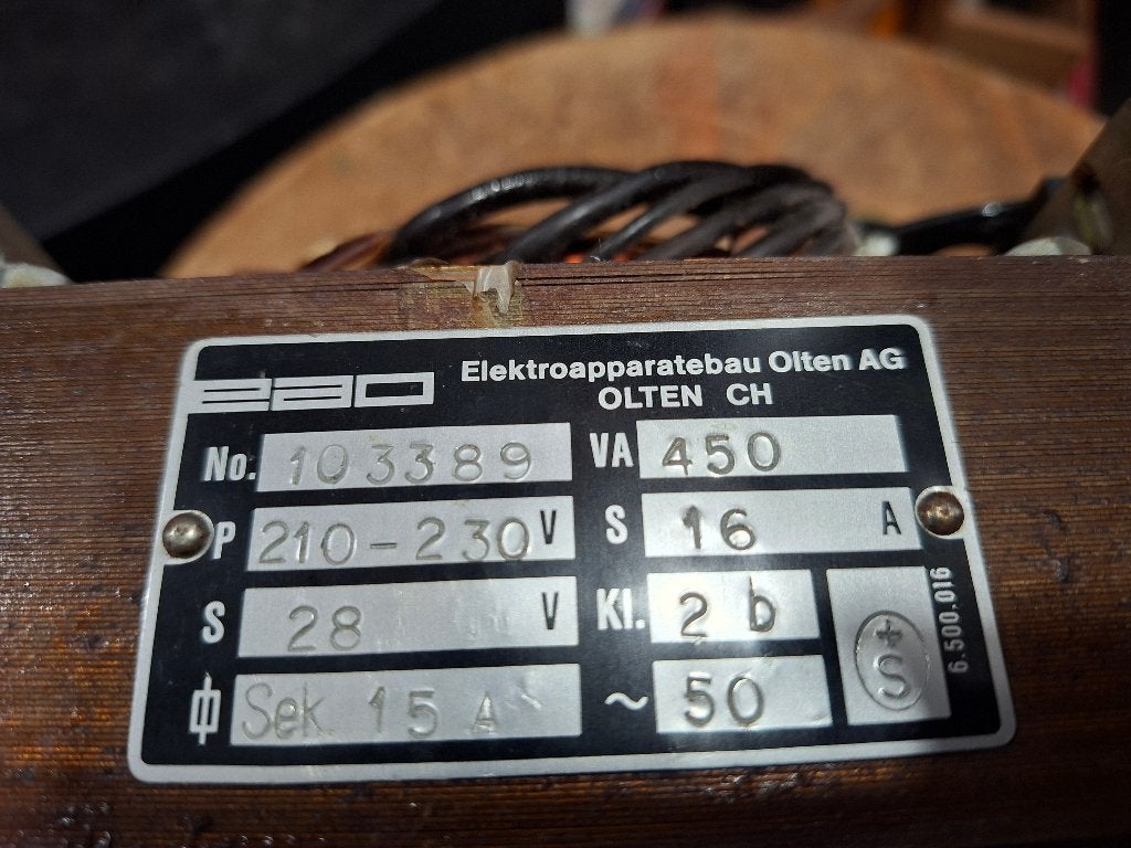 Trafo zwaar, Ophalen, Gebruikt