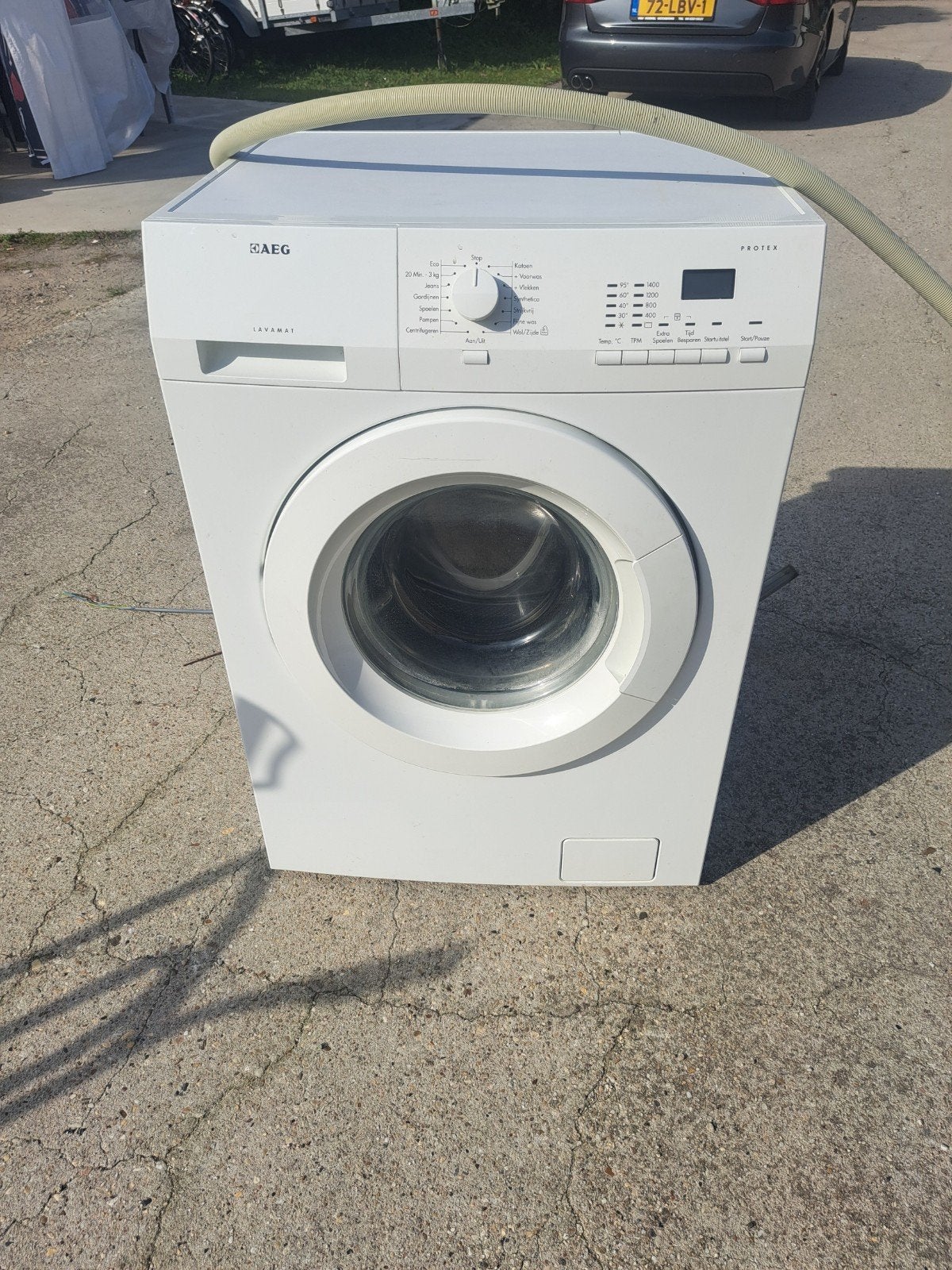 AEG Lavamat wasmachine - Voorlader, Gebruikt, Ophalen of Verzenden, Voorlader, 85 tot 90 cm