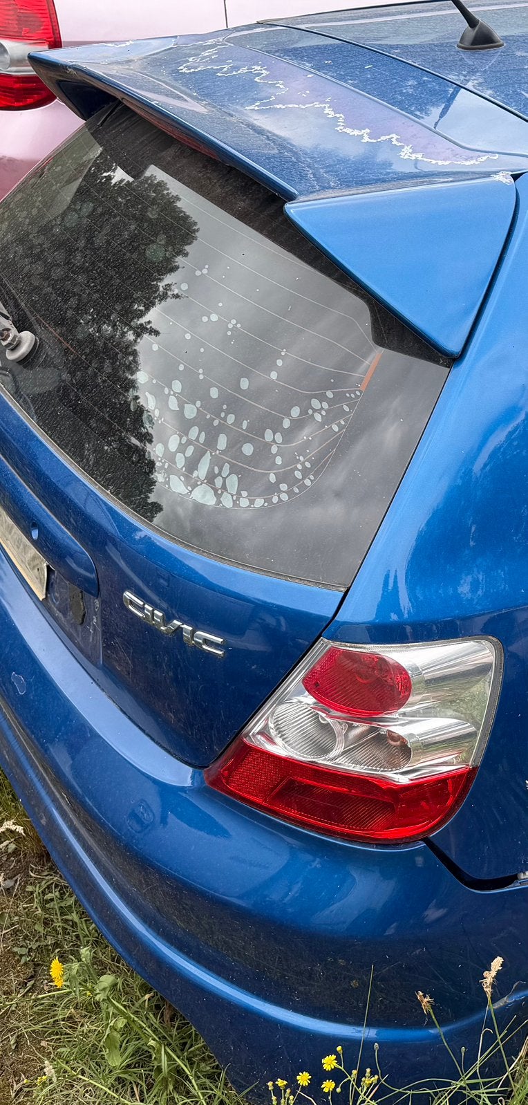 Honda ep3 typer spoiler pas klaar voor ep1 ep2 bar sport k20, Ophalen of Verzenden
