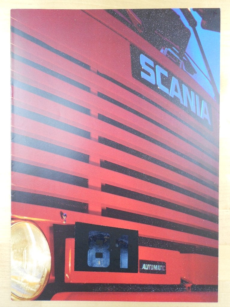 Scania LB81 LB86 Automaat Brochure 1975 – LB 81 86, Gelezen, Ophalen of Verzenden, Overige merken, Scania