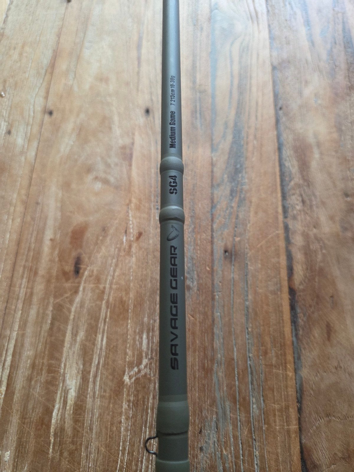 Savage Gear SG4 Medium Game snoek roofvishengel met Reel, Watersport en Boten, Ophalen of Verzenden, Zo goed als nieuw, Werphengel