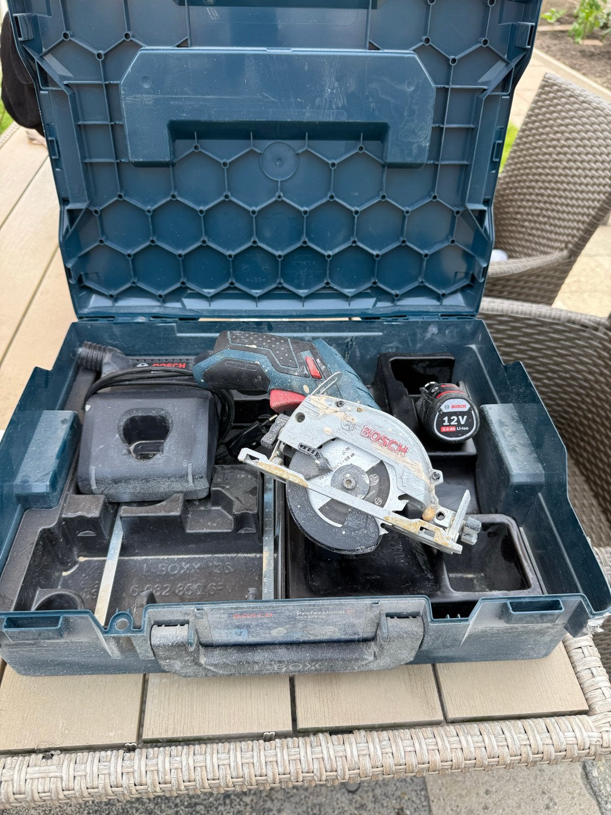 Bosch Professional GKS 12V-26 Accu Cirkelzaag, Ophalen, Minder dan 30 mm, Gebruikt, Cirkelzaag