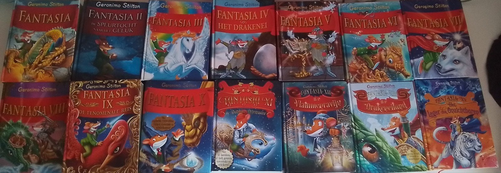 Fantasia boeken 1 t/m 13 + 15, Ophalen of Verzenden, Zo goed als nieuw