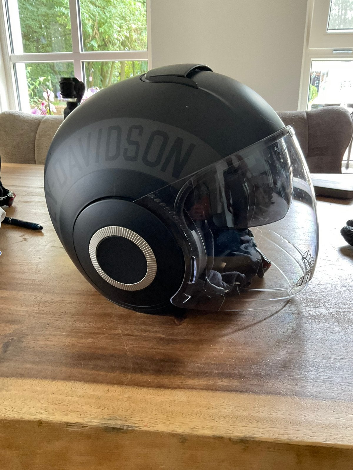 Harley davidson motorhelm maat S en maat M, Ophalen, Tweedehands, S, Shark