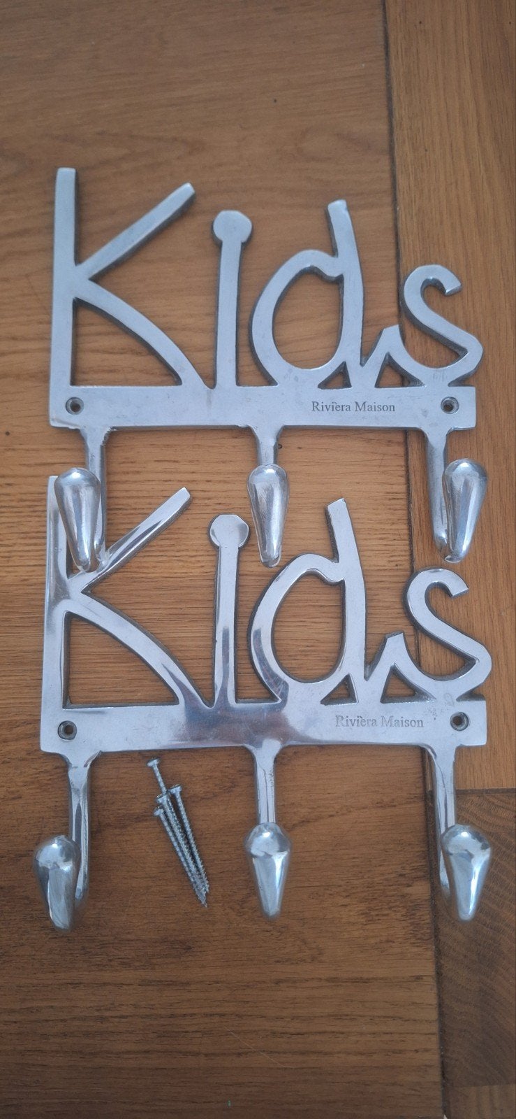 Riviera Maison kids kapstok 2x, Huis en Inrichting, Woonaccessoires | Kapstokken, Wandkapstok, Verzenden, Zo goed als nieuw, Minder dan 100 cm