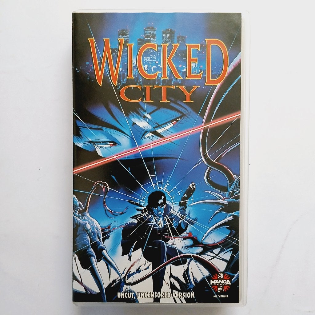 Wicked City - NL retail vhs - Manga - Anime, Cd's en Dvd's, Nederlands ondertiteld, Alle leeftijden, Science Fiction en Fantasy