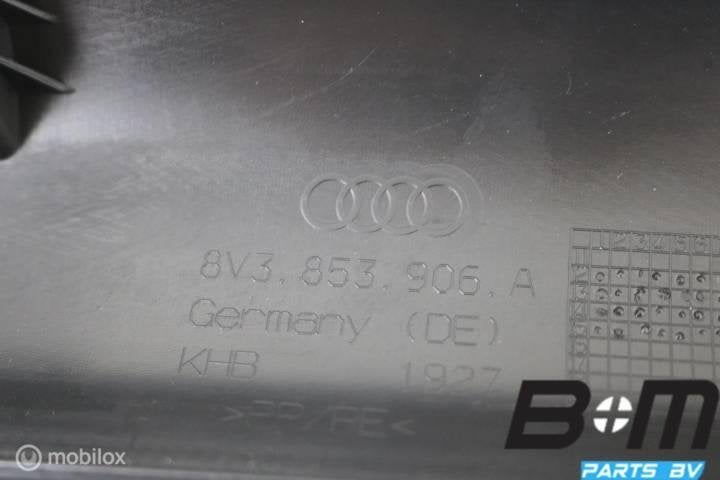Dorpelbekleding rechts Audi A3 8V 8V3853906A, Auto-onderdelen, Gebruikt