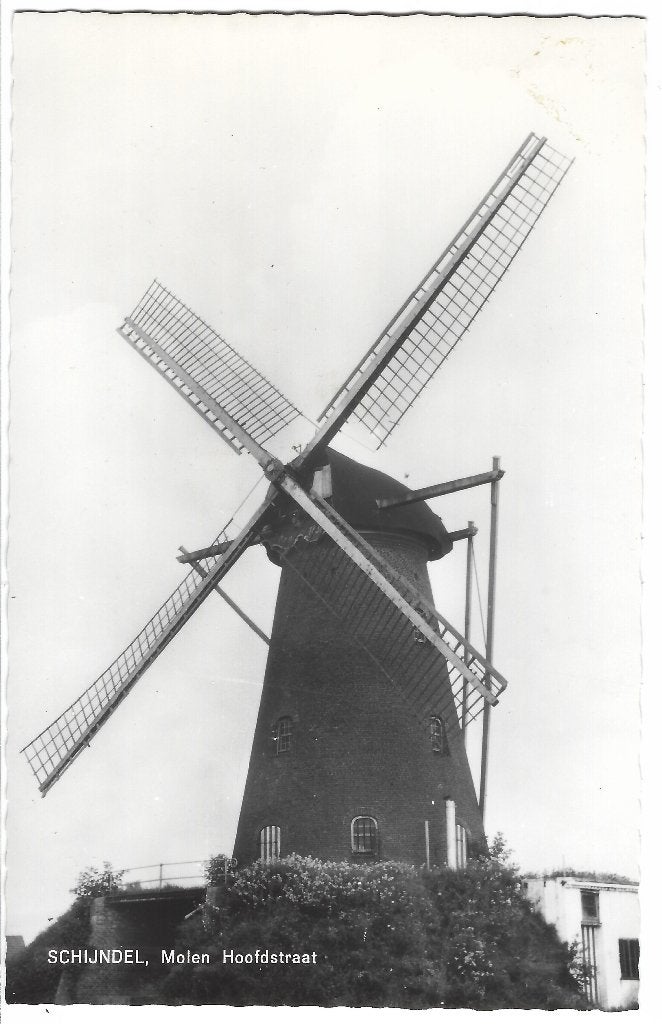 Schijndel, Molen Hoofdstraat, Verzenden, 1960 tot 1980, Ongelopen, Noord-Brabant