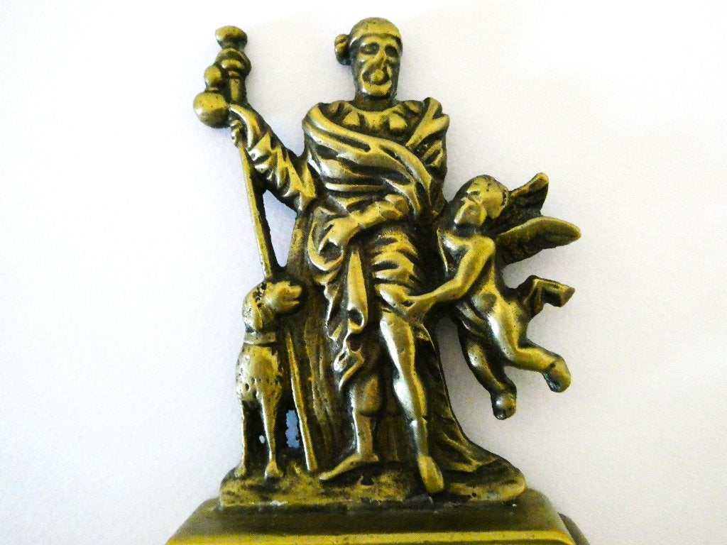 Beeld Sint Rochus Pestheilige Patroon Heilige van de honden, Ophalen of Verzenden