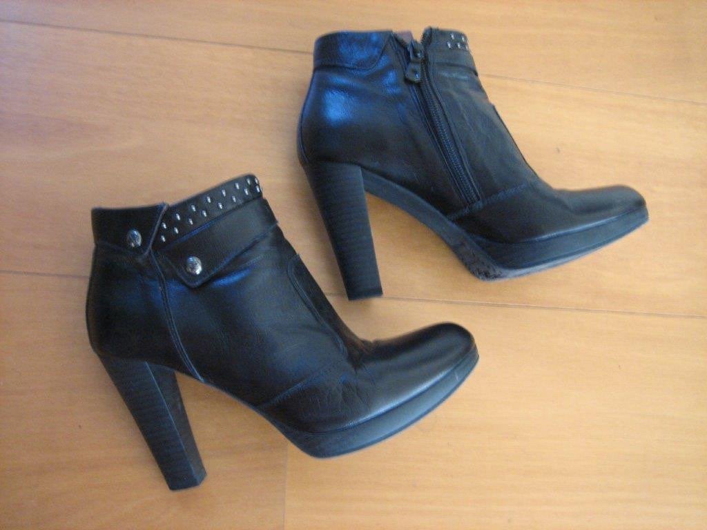 Elegante zwart leren enkelpumps NERO GIARDINI 37 snazzeys, Pumps, Verzenden, Zwart, Nero Giardini