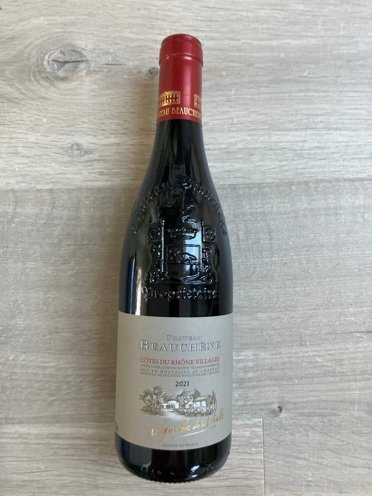 Château Beauchêne Côtes du Rhône Villages 2021, Verzamelen, Frankrijk, Nieuw, Ophalen of Verzenden, Rode wijn