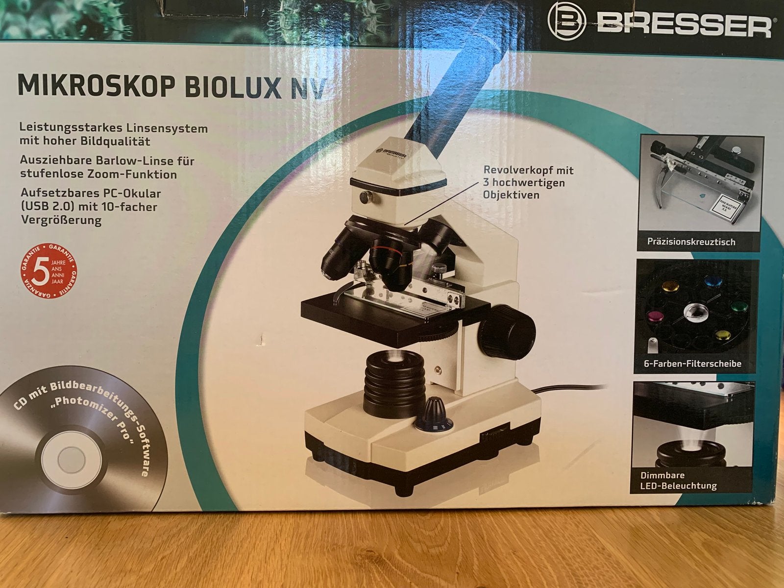 Microscoop Biolux, Ophalen, Zo goed als nieuw, 1000x of meer, Biologische microscoop