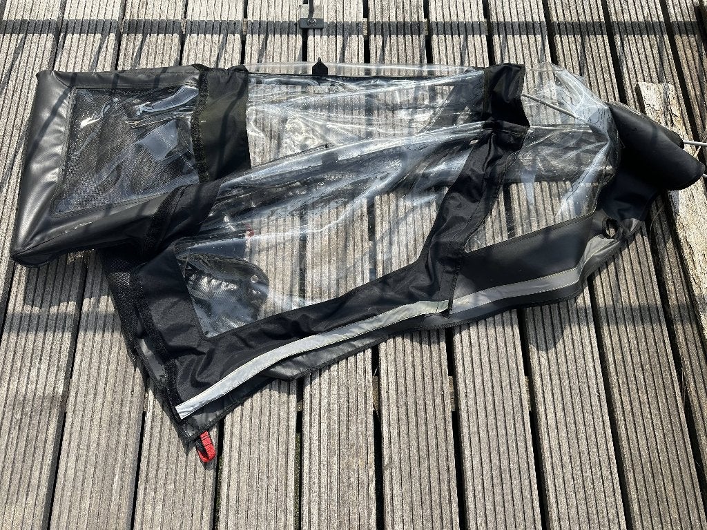 Urban Arrow Rain Cover Plus (2e generatie) met scheur, Fietsen en Brommers, 4 kinderen of meer, Gebruikt, Huif, Ophalen