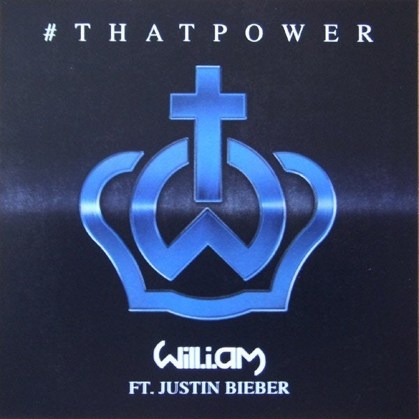 WILL.I.AM + JUSTIN BIEBER CD SINGLE #THATPOWER PROMO, Cd's en Dvd's, Ophalen of Verzenden, Zo goed als nieuw, Pop
