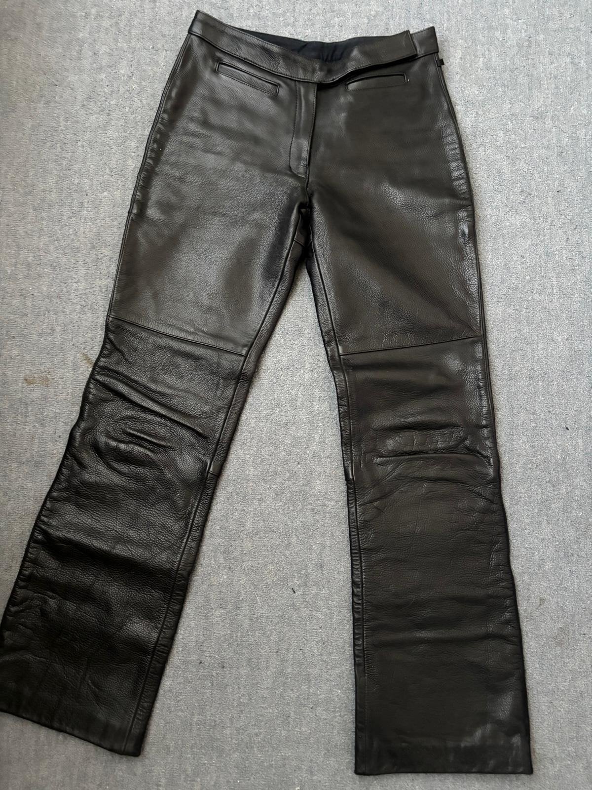2 stuks MACNA Leren Broek Maat 38en maat 40 Zwart, Maat 38/40 (M), Zwart, Ophalen of Verzenden, MACNA