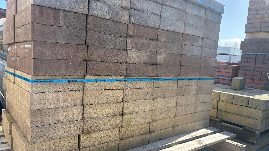 strackstone mis kleur 20x30 20m2, Tuin en Terras, Tegels en Klinkers, Klinkers, Ophalen of Verzenden, Zo goed als nieuw, 10 m² of meer