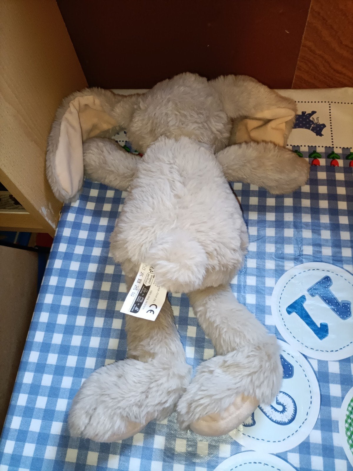 Konijn knuffel Action ZD Trading zacht 41 cm groot, Ophalen of Verzenden, Zo goed als nieuw, Konijn