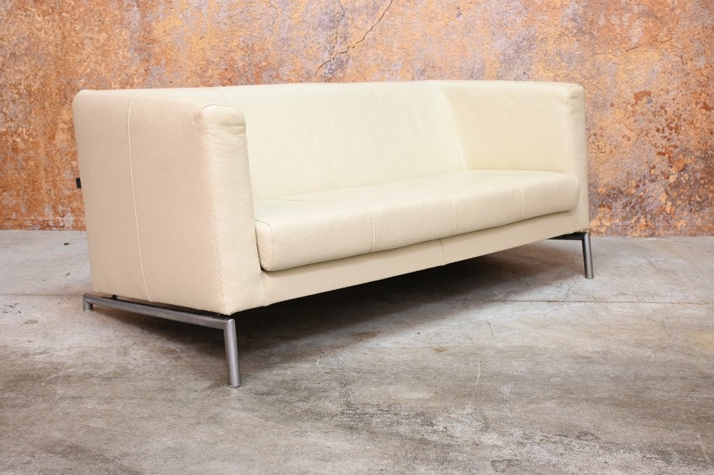 ZGANieuw cremekleurige Montis Kubik design bank, Huis en Inrichting, Montis, 150 tot 200 cm, Montis, Tweepersoons
