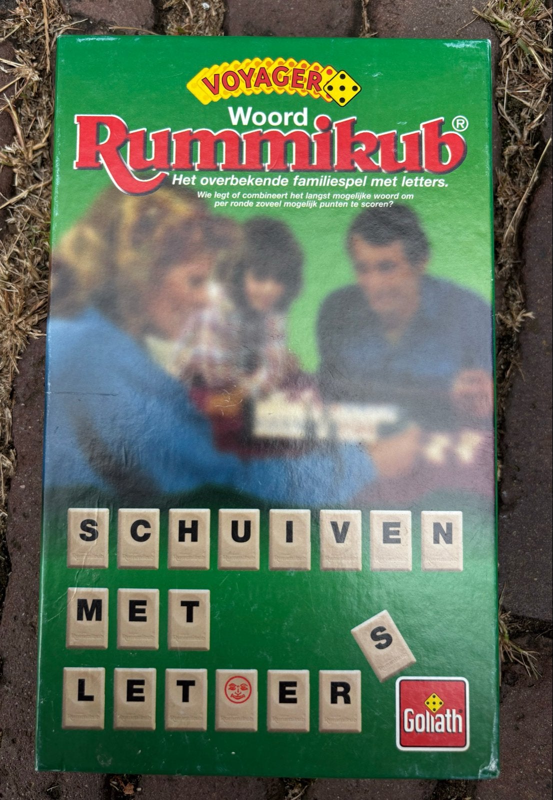 Rummikub Woord - Het overbekende familiespel met letters, Hobby en Vrije tijd, Drie of vier spelers, Ophalen of Verzenden, Gebruikt