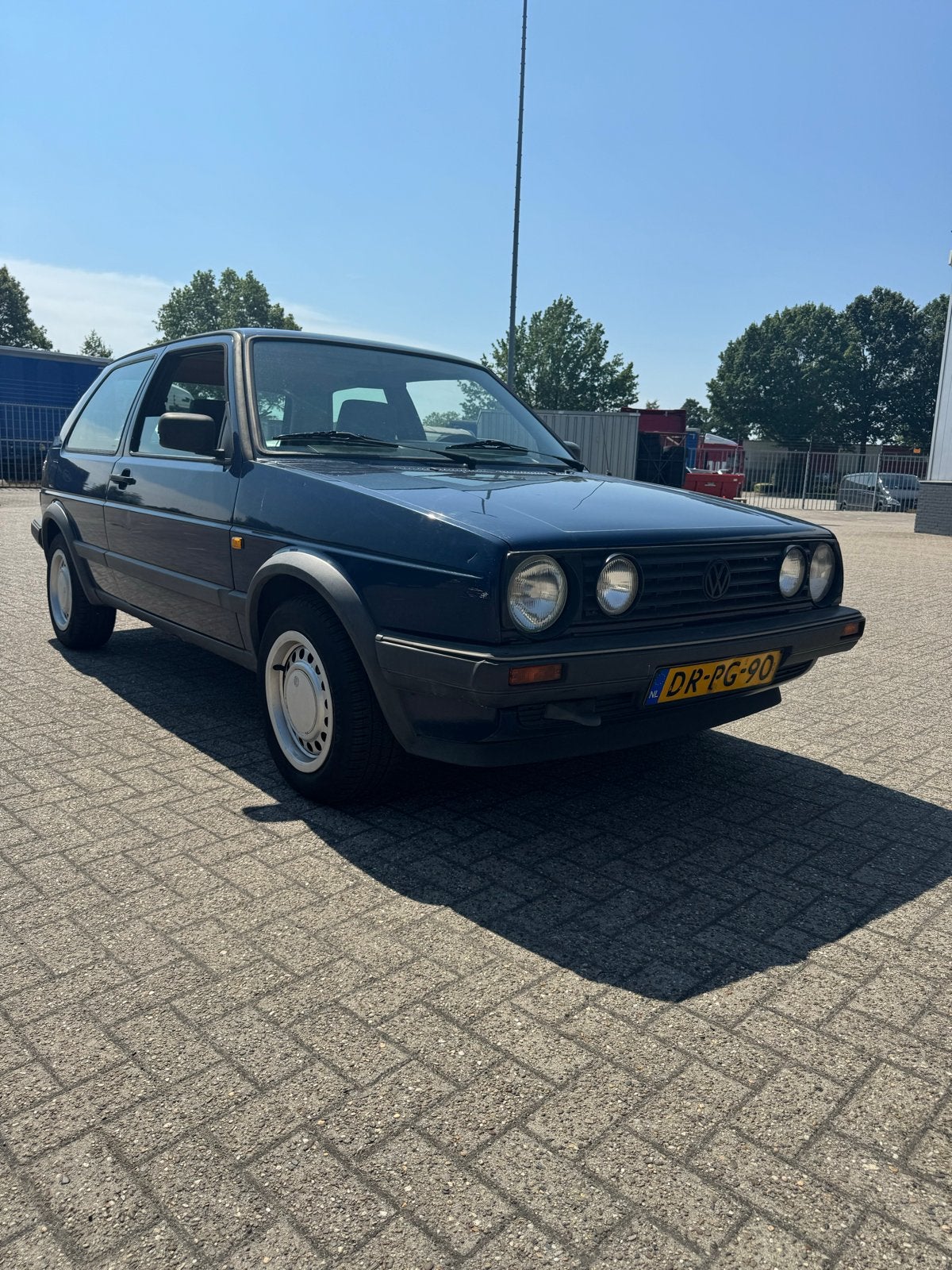 Volkswagen Golf 1.3 CL 40KW U9 1992 Blauw, Auto's, Voorwielaandrijving, 410 kg, 54 pk, 4 cilinders