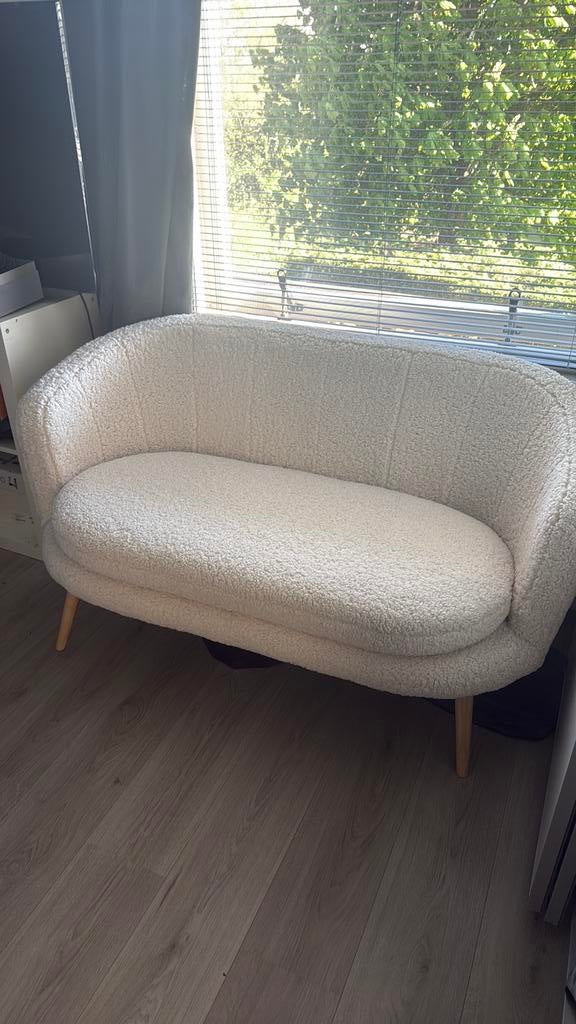 Leuk teddy bankje, Ophalen, Tweepersoons, 75 tot 100 cm, Zo goed als nieuw