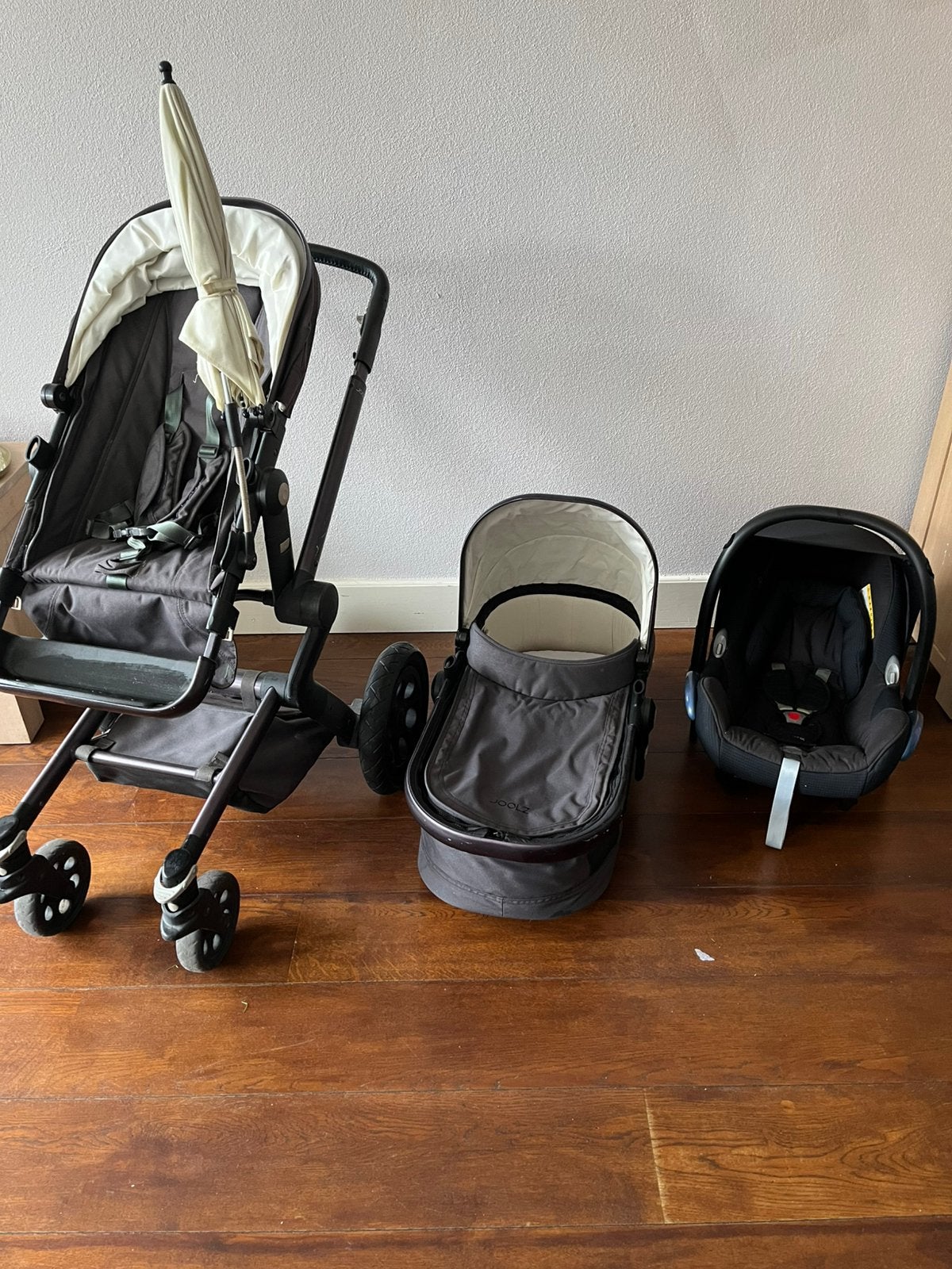 Complete Joolz kinderwagen gebruikt nette staat + maxicosi, Kinderen en Baby's, Kinderwagens en Combinaties, Gebruikt, Verstelbare duwstang
