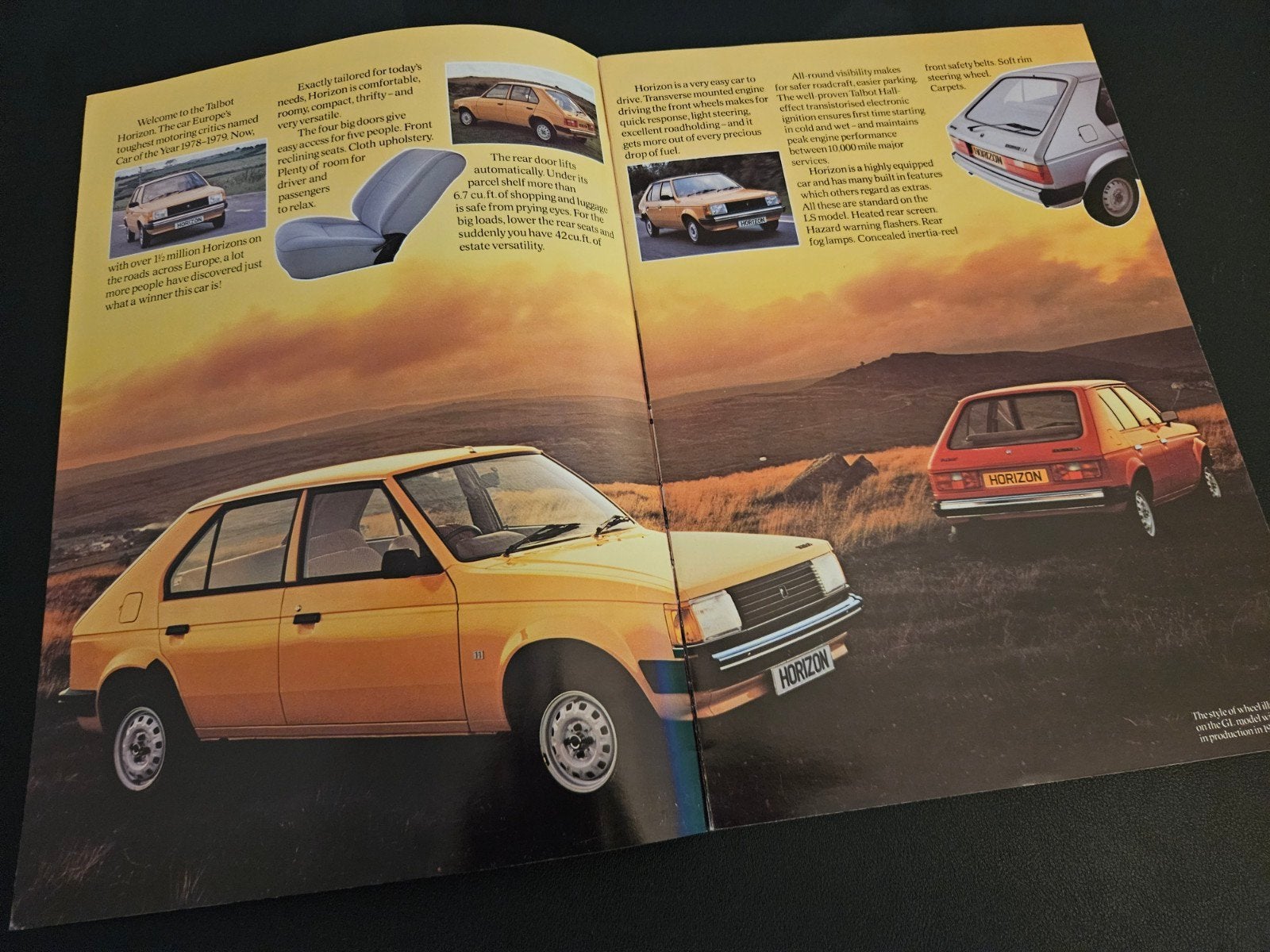 Brochure Talbot Horizon 1980 UK, Ophalen of Verzenden, Zo goed als nieuw, Overige merken