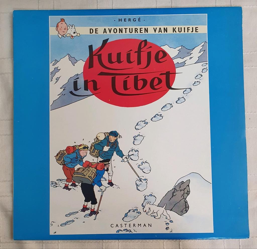 LP Hergé - Kuifje in Tibet - 801 01 - 1975, Verzenden, Zo goed als nieuw, 12 inch, Verhaal of Sprookje