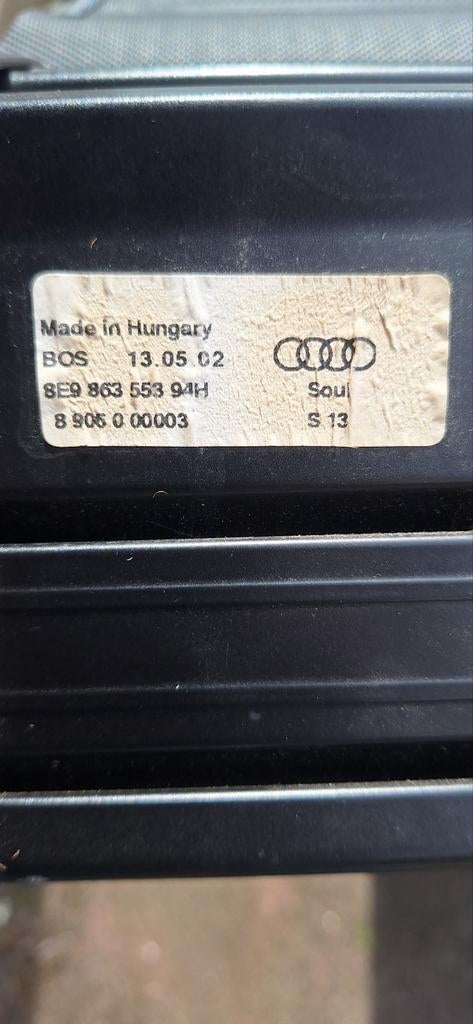 Hoedenplank kofferbak afdekking Audi A4 / Seat Exeo ST 2011, Ophalen of Verzenden, Gebruikt, Seat