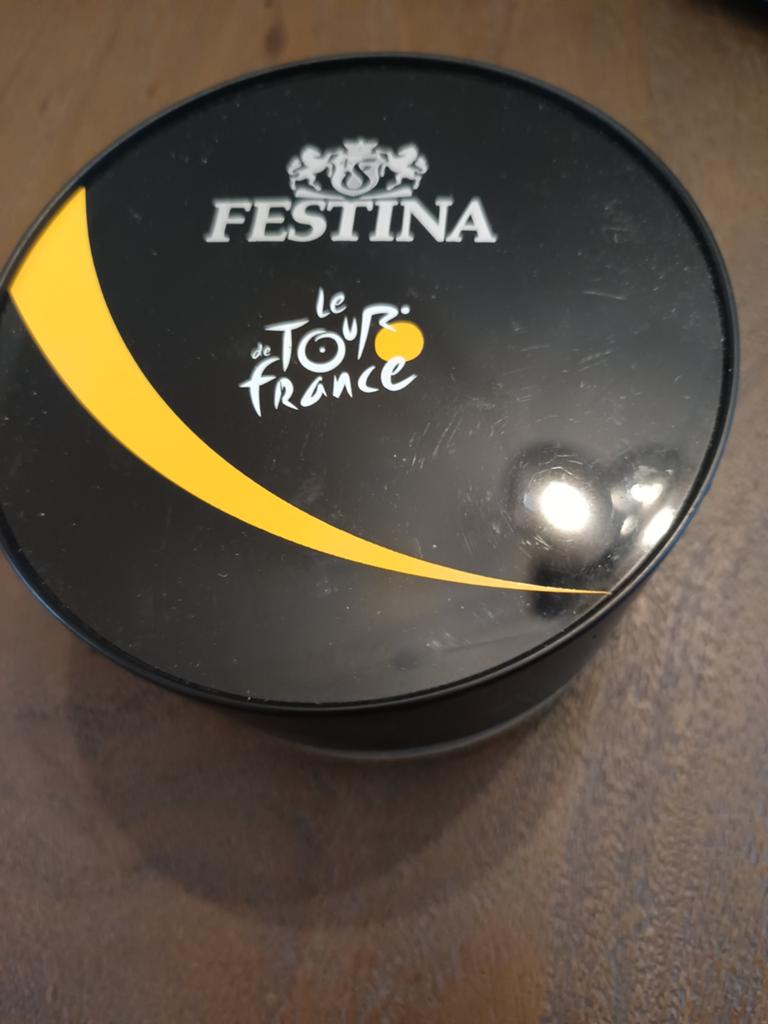 Lege Festina Tour de France horlogedoos, Ophalen of Verzenden, Gebruikt