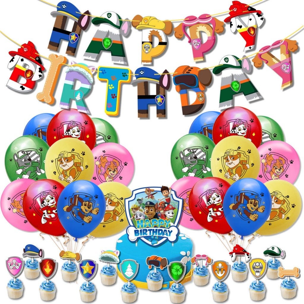 PAW Patrol - Birthday Decoration / Decoration / Birthday, Hobby en Vrije tijd, Feestartikelen, Versiering, Contact@gatesgroup.nl
